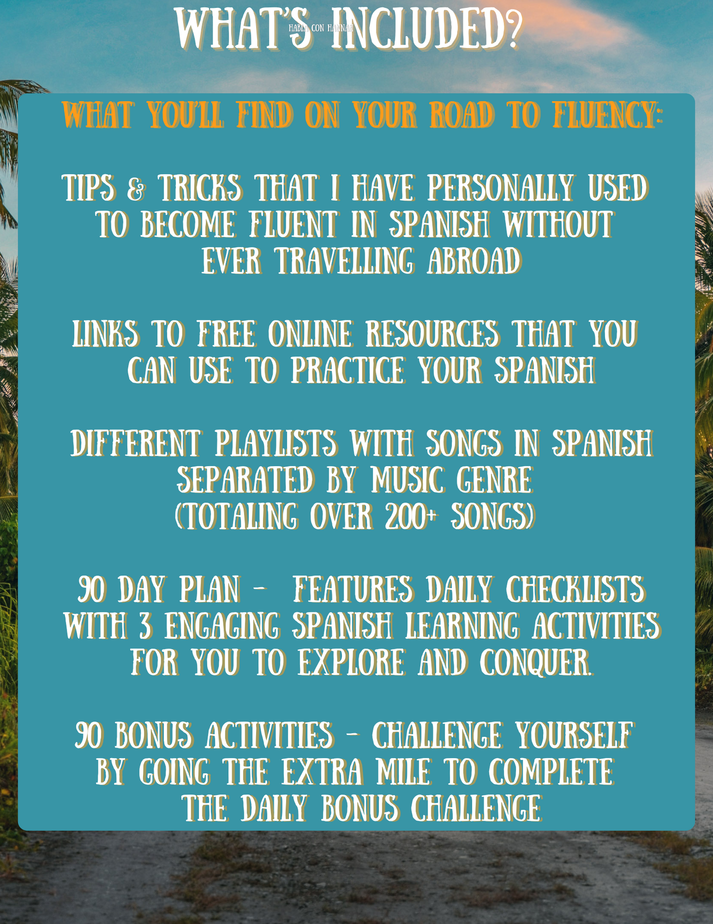 The Road To Fluency: 90-Day Spanish Plan For Beginners, eBook